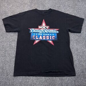 NXT Wrestling Dusty Rhodes Tag Team T Shirt Adult Size Medium Vintage Style Tee